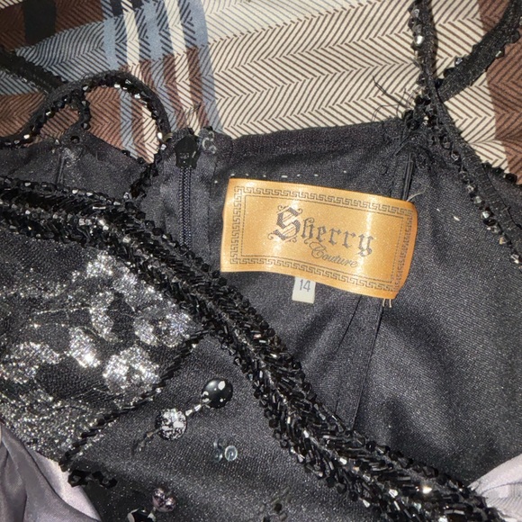 Sherri hill couture mermaid dress, size 14 - Picture 8 of 8